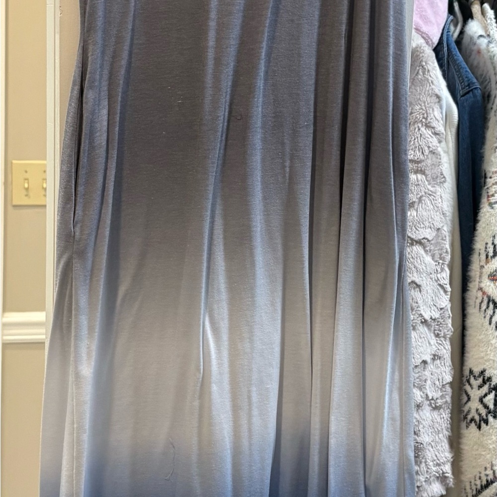 Elegant Gray Ombre Women's Skirt